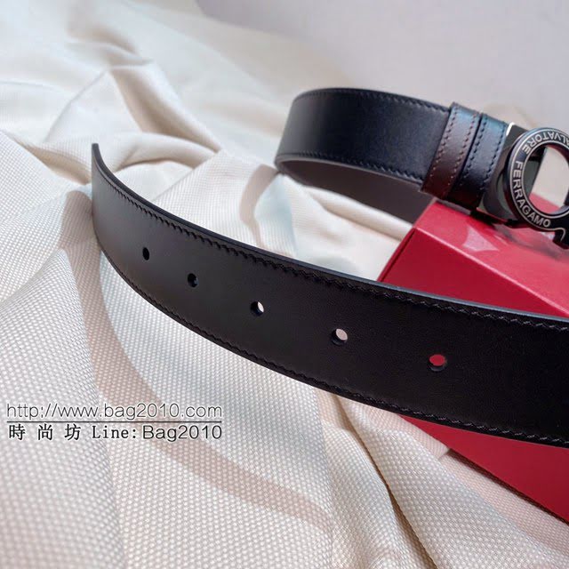 菲拉格慕男士皮帶 Ferragamo雙面用小牛皮腰帶  jjp1508